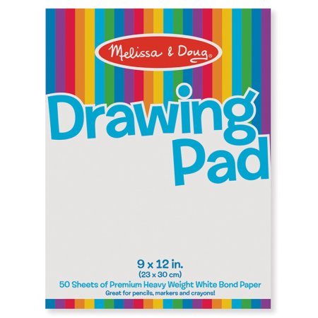 50 feulles de papier lourd blanc Tablette a dessin 4108
