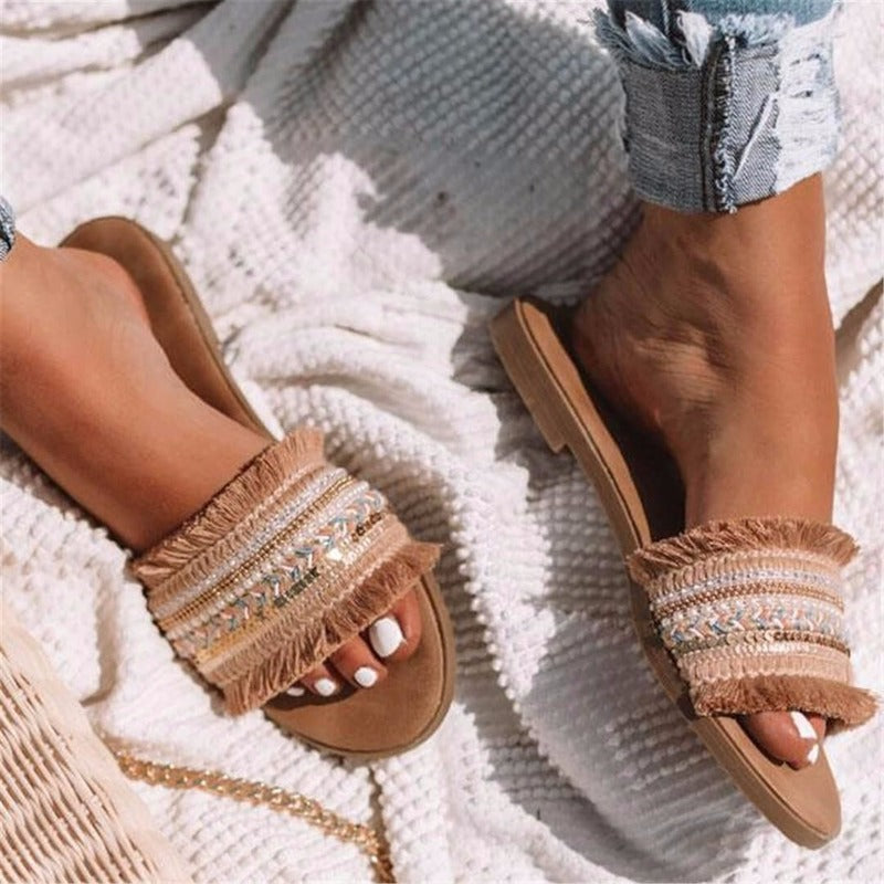 bohemian beach sandals