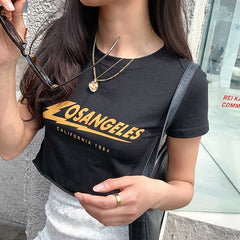 Vintage Los Angeles Crop Top