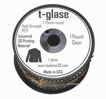 t-glase (PETG) 3D Printer Filament - Clear - 2.85mm / 1LB