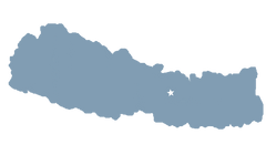 Map of Nepal featuring Bhaktapur