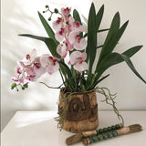 Artificial Orchid Leaf with Bulbs (stem)