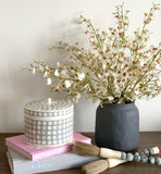 Round Spot Bone Inlay Box