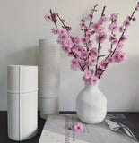 Organic Ceramic Sake Bottle (White and Duck Egg Blue)