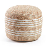 Jute Pouf