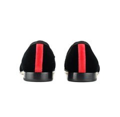 Black Velvet Slipper