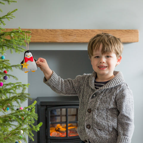 Penguin Christmas decoration