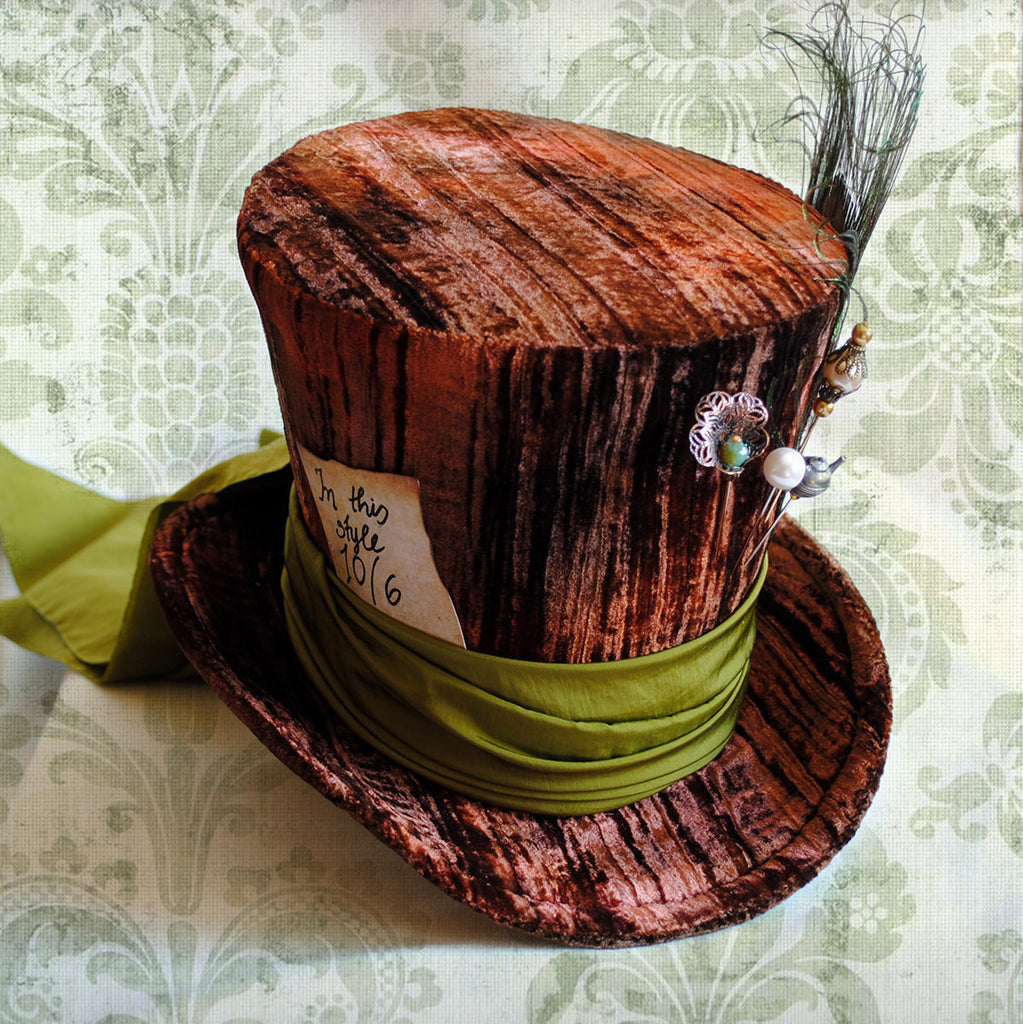 Mad Hatter Ladys Perching Top Hat By Bizarre Noir 0145