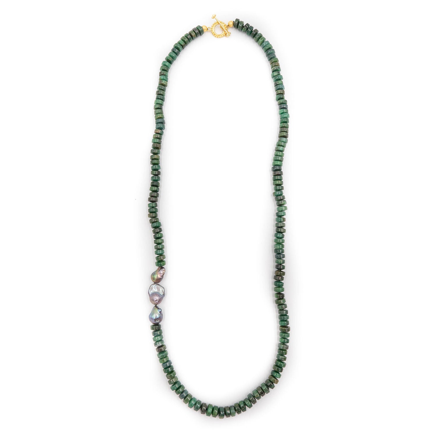 Brentwood Necklace, Emerald Green
