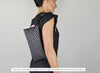 NIGHT AND DAY waist bag made of surplus car upholstery fabric - YUKI bags. Whether you wear it in the front, back or askew, this versatile, compact and spacious waist bag allows you to move freely and comfortable while your hands remain free.