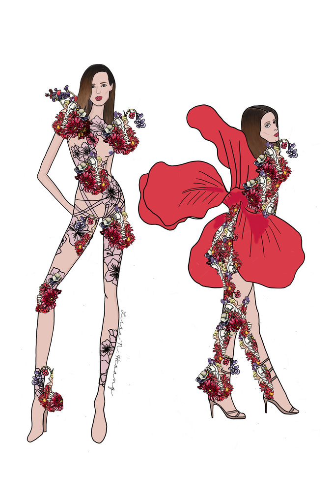 Bella Thorne Forbidden Flowers in custom LNH
