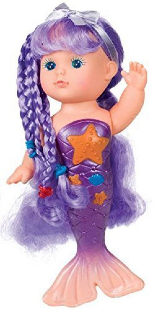 purple mermaid doll