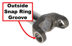 Outside Snap Ring Groove