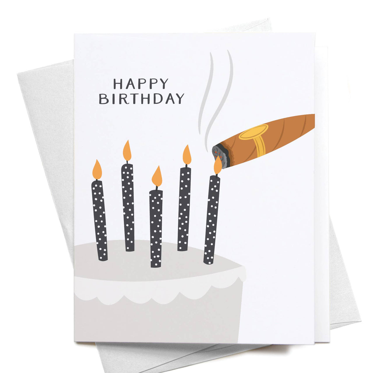 Happy Birthday Cigar Greeting Card