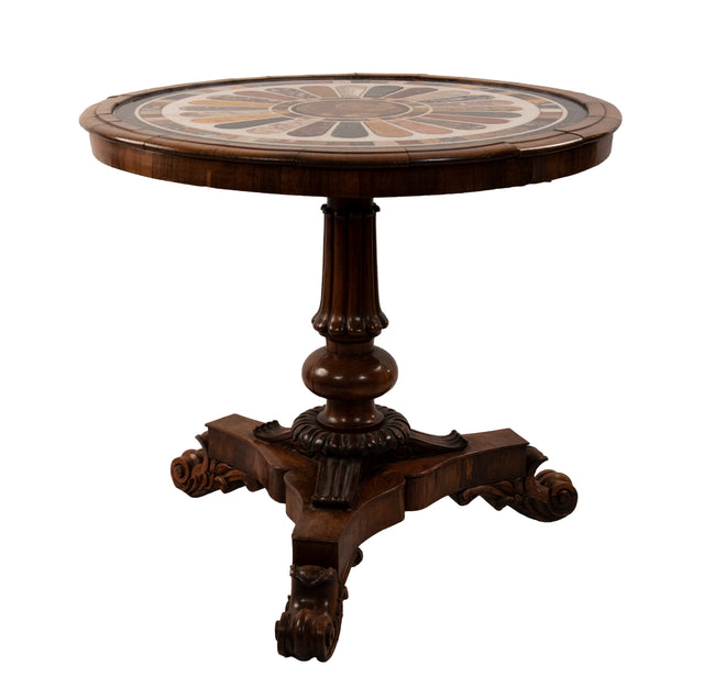 English Mahogany Regency Specimen Table