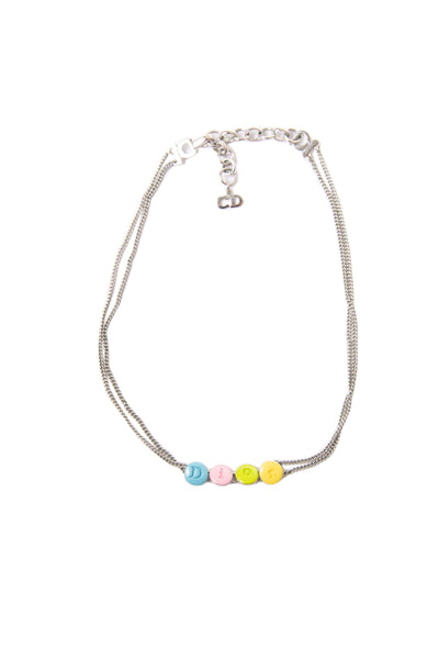 dior rainbow necklace