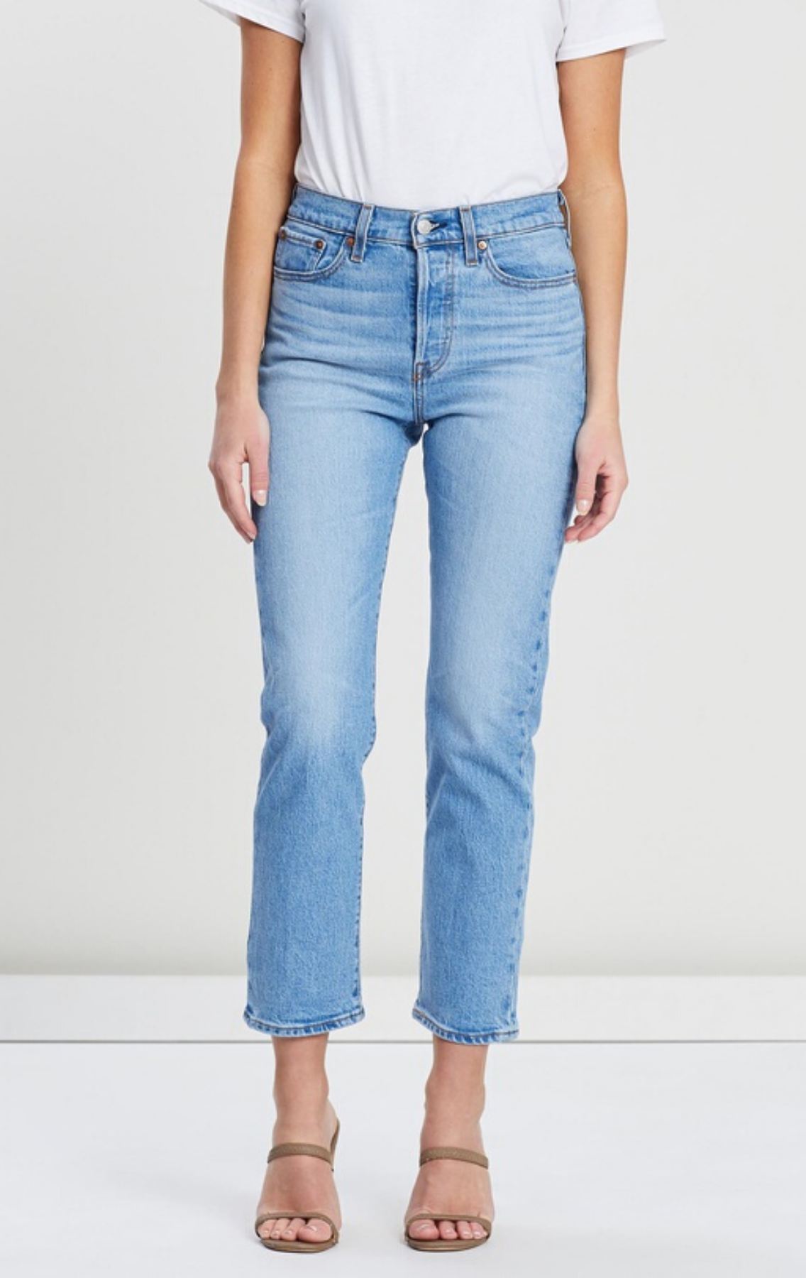 levi's wedgie fit light wash