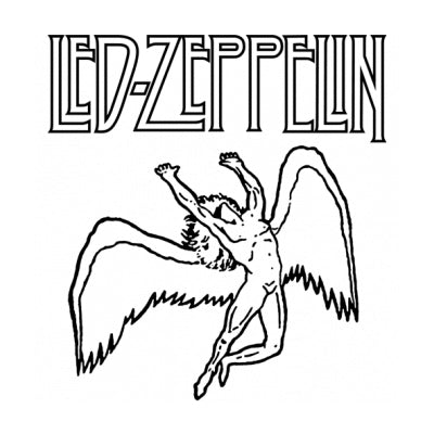 led zeppelin angel logo