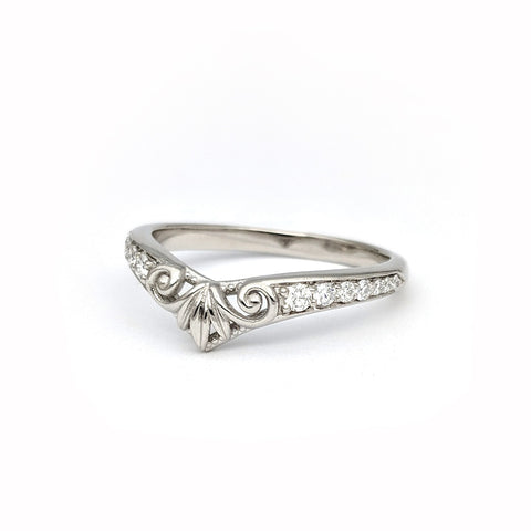 Christine Alaniz Designs - Custom Platinum and Diamond Wedding Ring