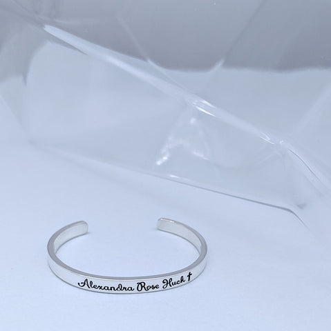 Christine Alaniz Designs - Baptism Cuff Bracelet