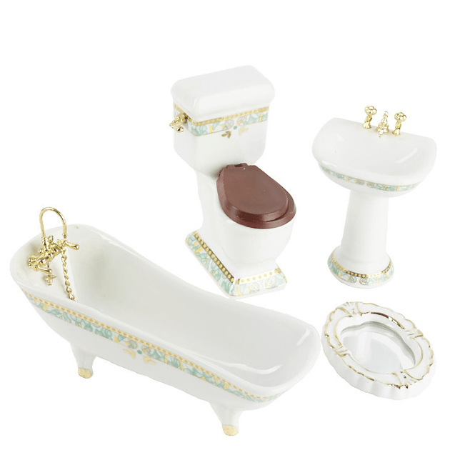 miniature bathroom set