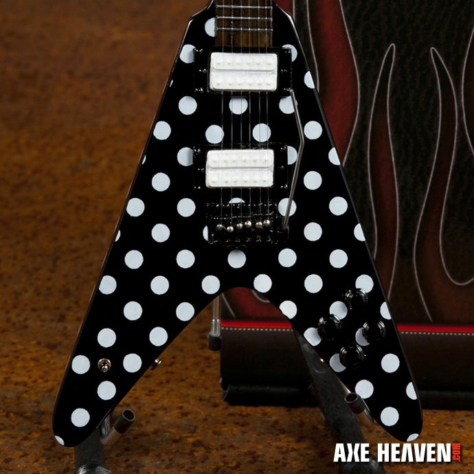 Axe Heaven Randy Rhoads Harpoon Polka Dot Miniature Guitar