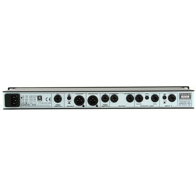 Tech 21 Sansamp RBI Bass Tube Amp Emulator Rack Mount