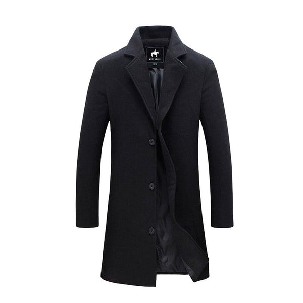 West Louis™ Business-Man Windproof Long Coat