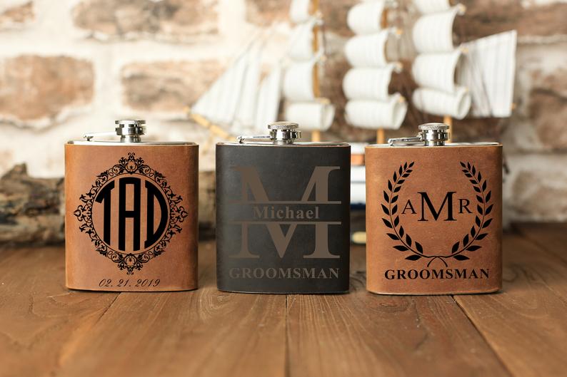 Groomsmen Gift, Groomsmen Flasks, Groomsmen Gift Proposal, Mens Party Favors, Personalized Groomsmen Gift Flask, Wedding Flask For Groomsmen