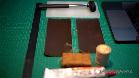How to make a handmade leather wallet- echopurse