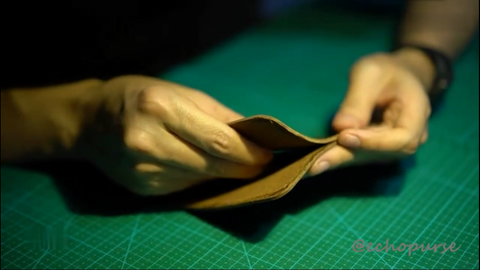 How to make a handmade leather wallet- echopurse