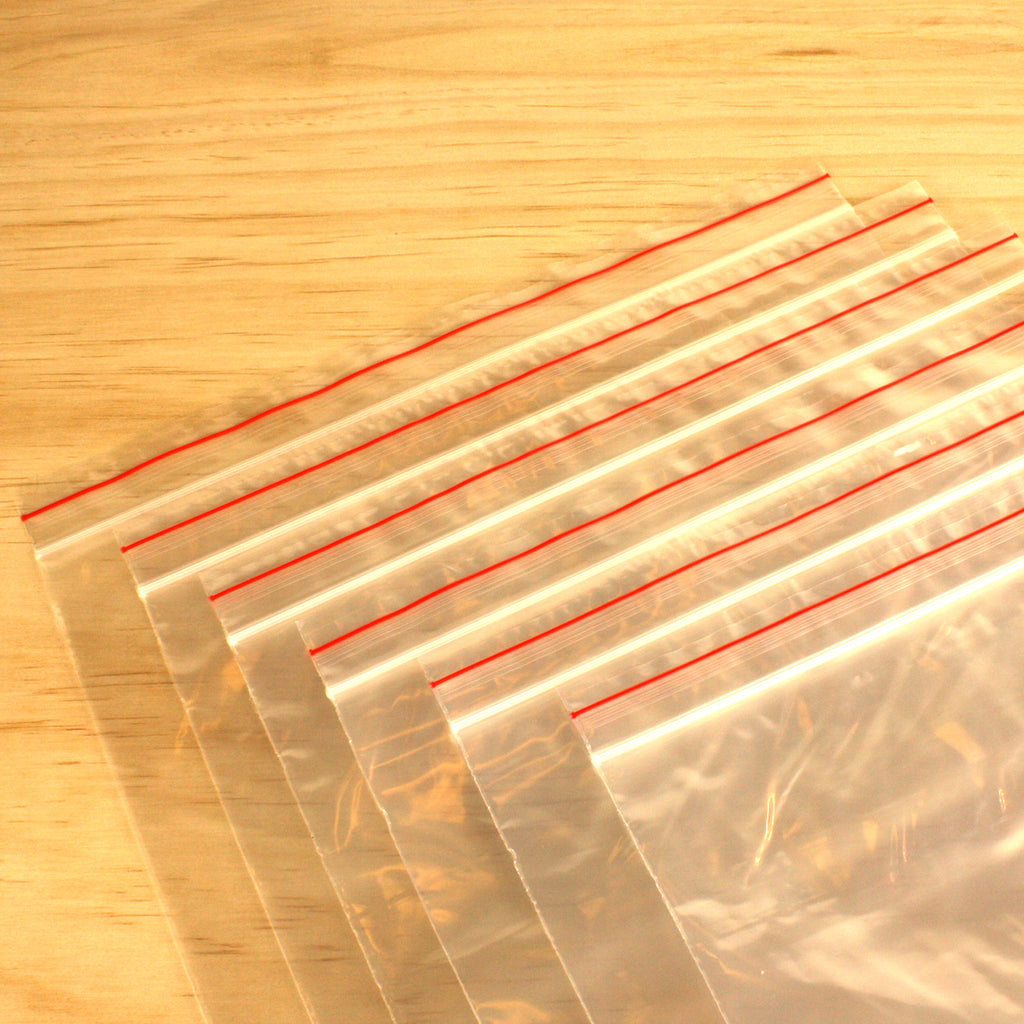 Plastic Zip Lock Bags Various Sizes Craft 360 9502