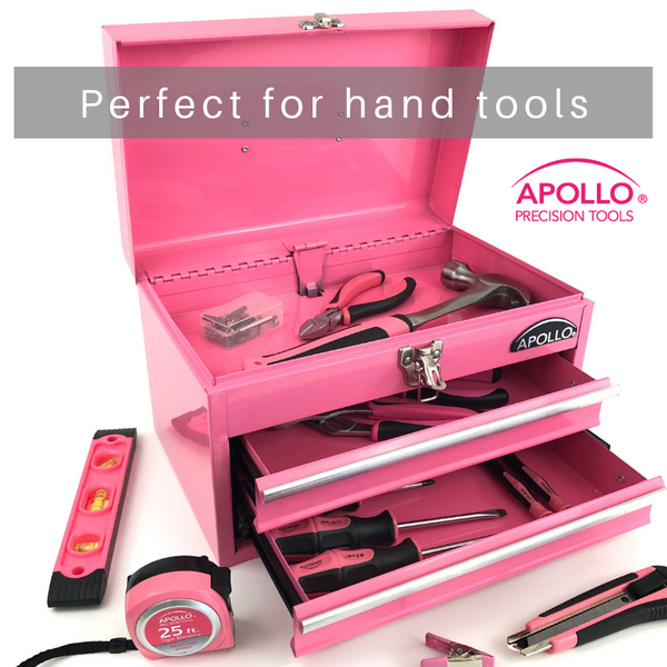 pink tool box, pink tool chest, pink craft storage, orignal pink tool box, pink drawers, retro tool box