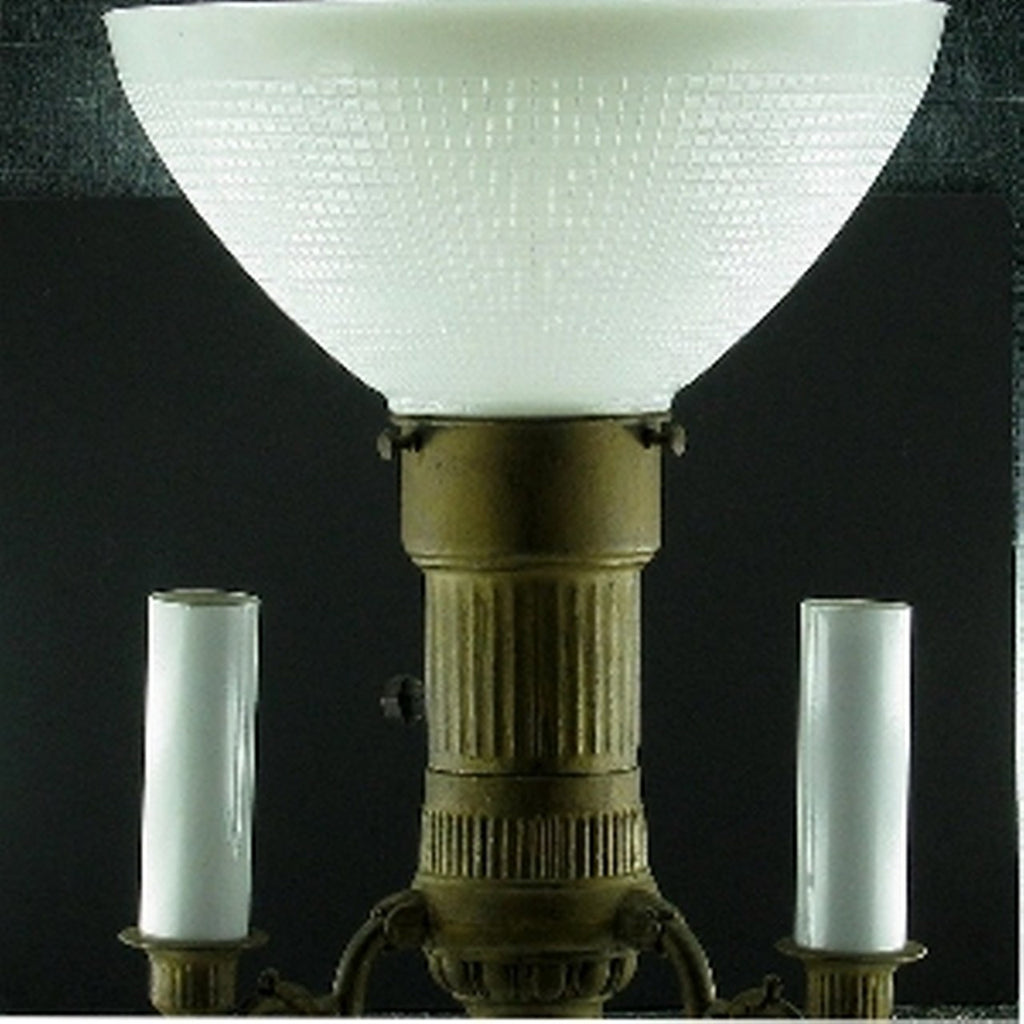 White Opal Glass 10 Inch Globe Diffuser IES Lampshade Replacement (Edi