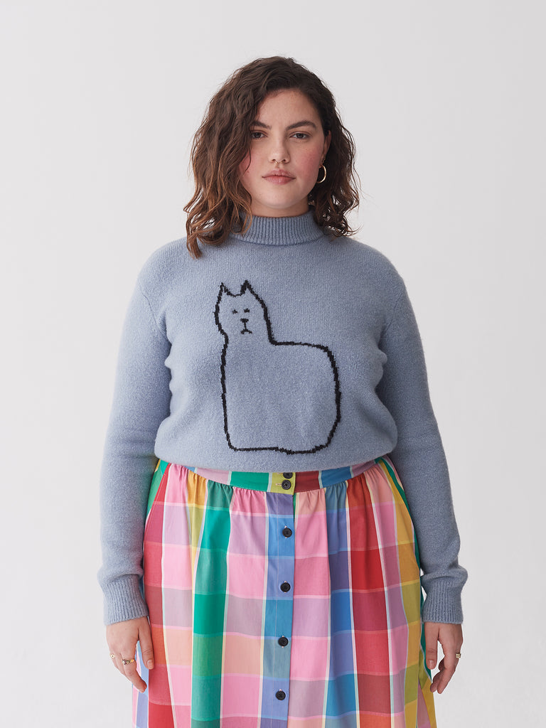 lazy oaf cat jumper