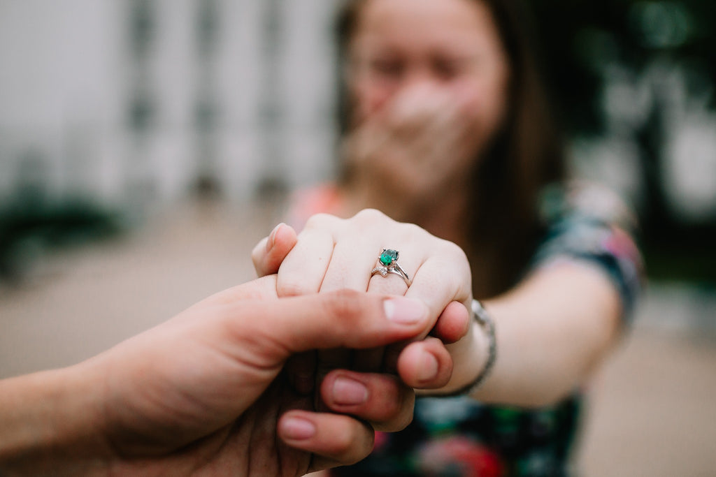 Engagement ring in madison wisconsin