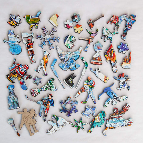 StumpCraft Puzzle Whimsy Mosaic - Another Goal by Katerina Mertikas