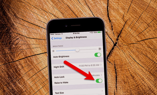 3 Ways You're Draining Your Phone Battery + How to Fix it - Disable Raise to Wake