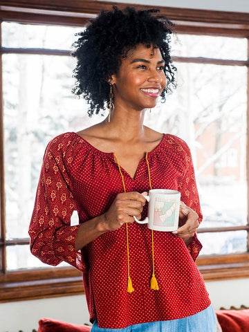 Tulum Tassel Top on our Fair Trade Holiday Wishlist