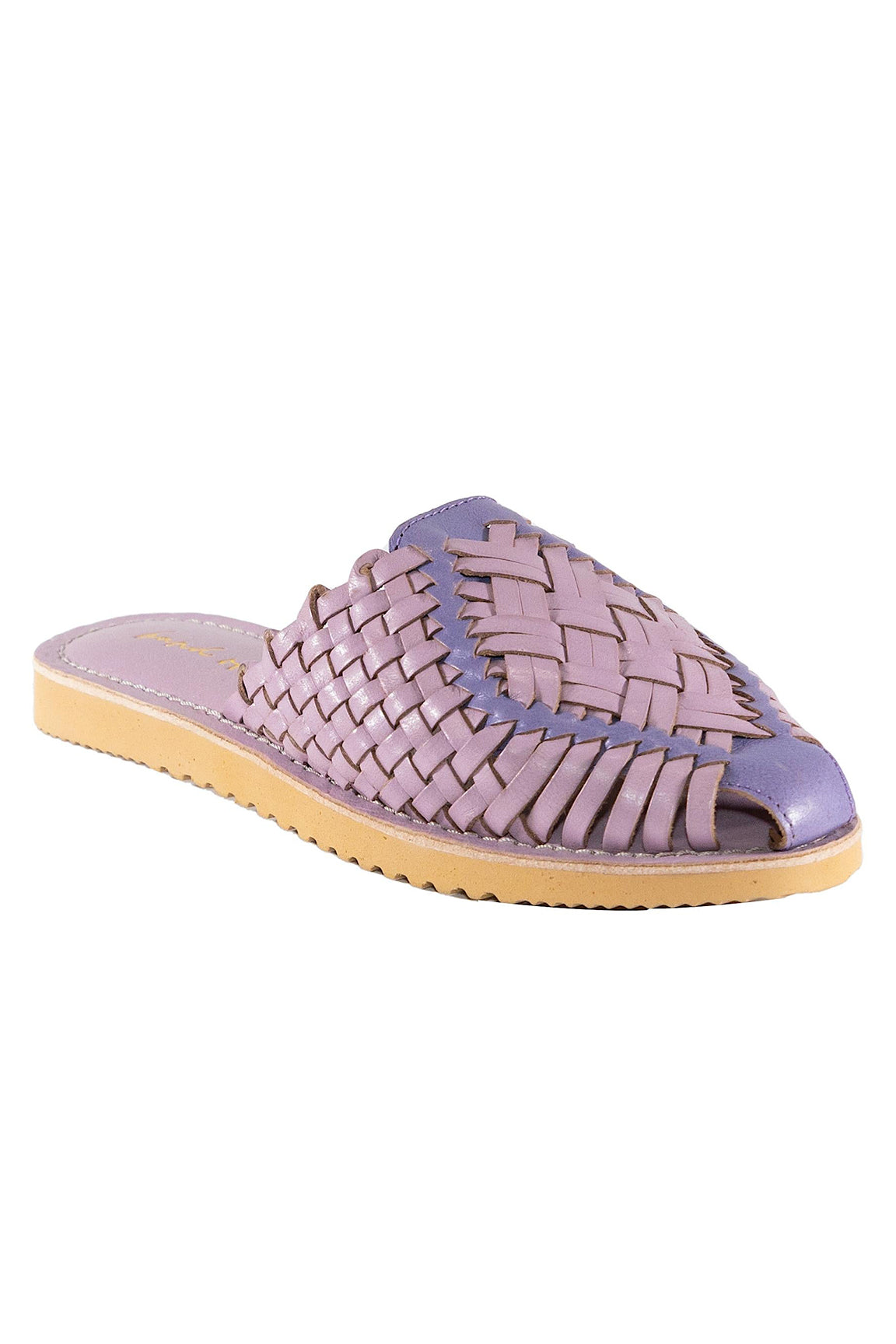Comet Lilac Combo Leather Mule