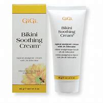 GiGi Bikini Soothing Cream Topical Analgesic with 2% Lidocaine 3oz