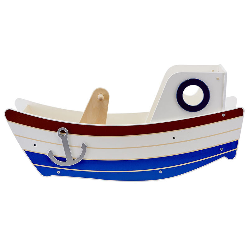 hape wooden rocking boat