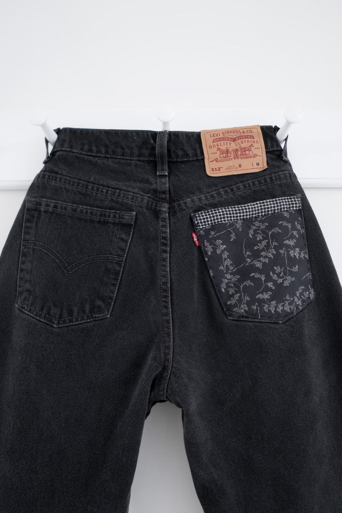 vintage black levi jeans
