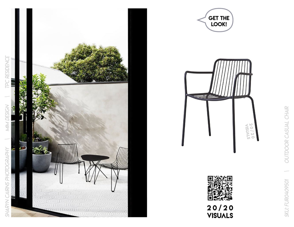 20/20 Visuals | Get The Look | Outdoor Casual Chair