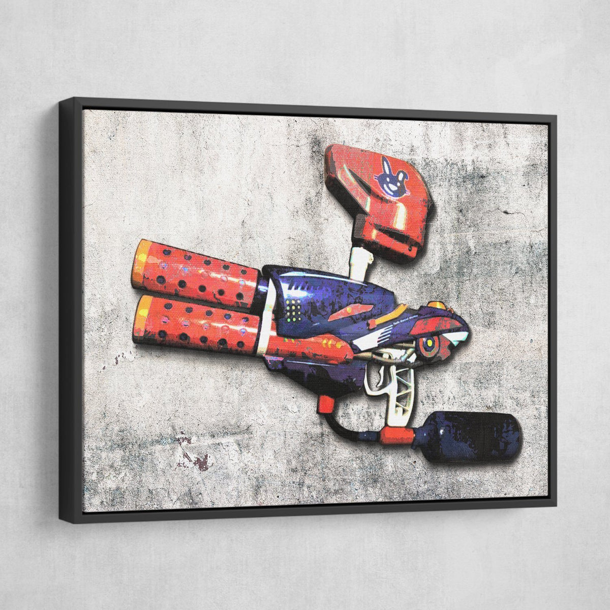 Entourage's ARI GOLD Paintball Gun Poster Photo Painting on CANVAS Wall Art