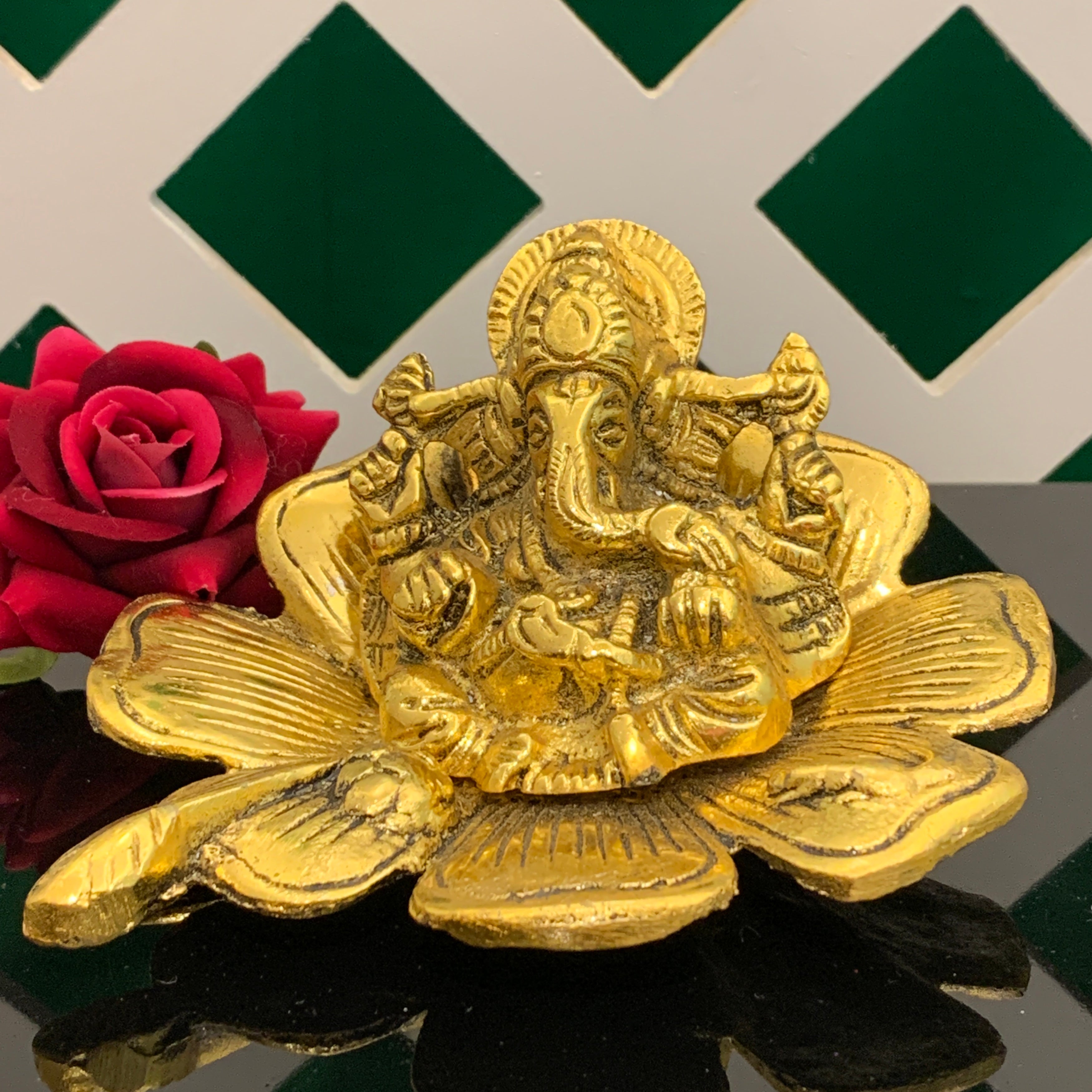 Divya Mantra Ganesha Idols For Home Decor Murti God Idol Pooja Vinayag 3449