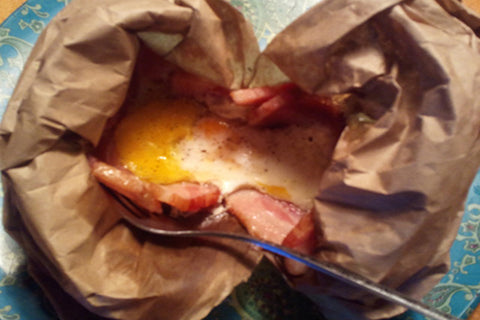 Yummy Paper Bag Bacon & Eggs - 4 Delicious Things to Grill On The Go