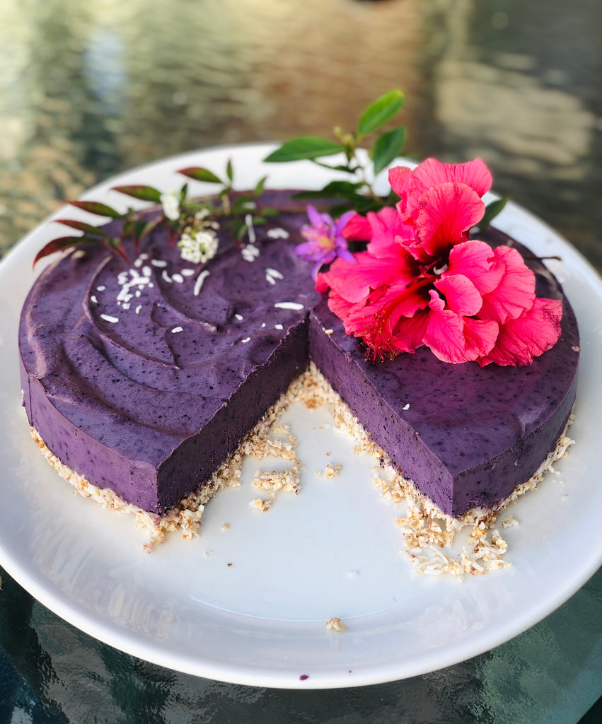 immune boosting recipes by tanya maher _ raw blueberry cheesecake