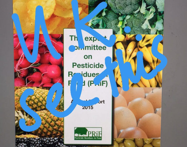 The Expert Committee on Pesticide Residues in Food (PRiF)
