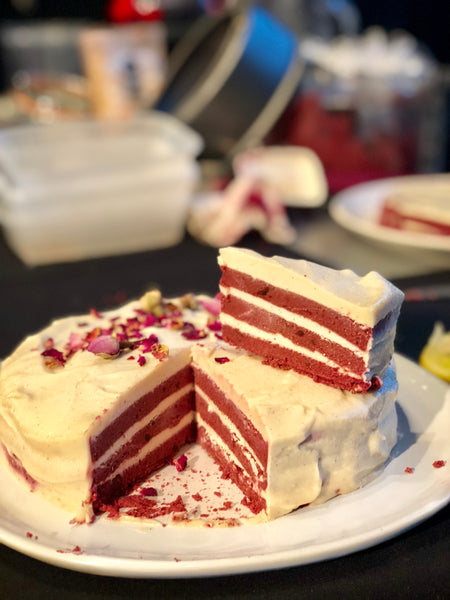 Tanya Maher's Raw Vegen Red Velvet Cake Gluten Free Dairy Free